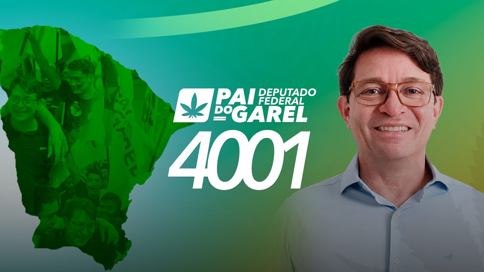 Pai do Garel, candidato a Deputado Federal pelo Ceará — 4001